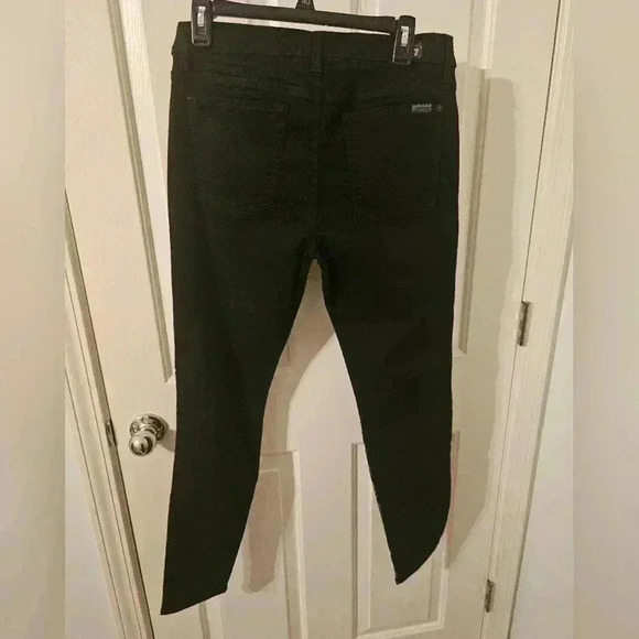 7 for all mankind Gold and Black Metallic Jeans Stretchy Size Estimate 8-10 - Picture 4 of 6